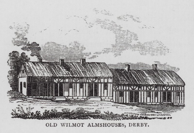 Old Wilmot Almshouses, Derby (kaiverrus) tekijältä English School