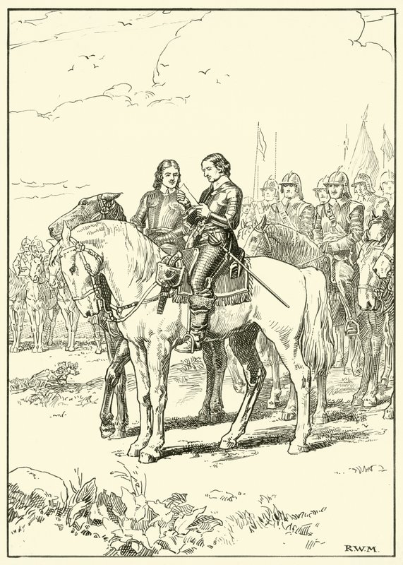 Oliver Cromwell (muste paperille) tekijältä English School