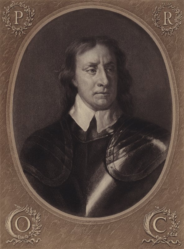 Oliver Cromwell (litografia) tekijältä English School