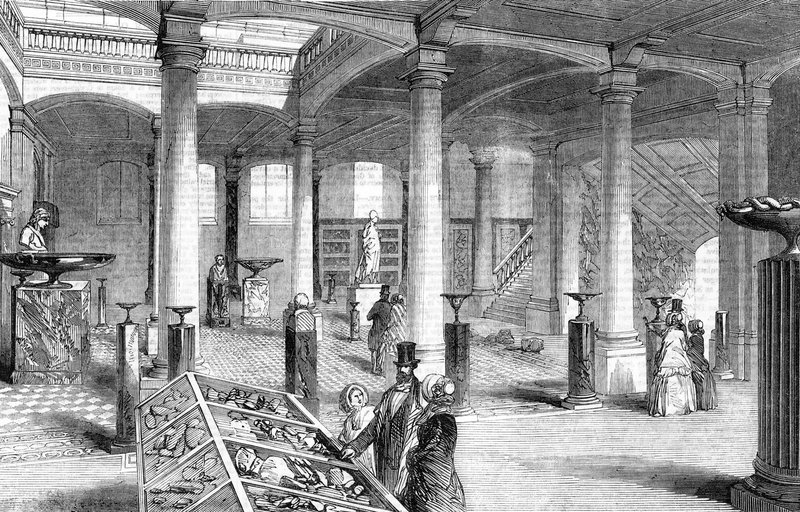Käytännön geologian museon avajaiset, Jermyn Street, Lontoo - Great Hall tekijältä English School