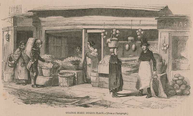 Appelsiinimarkkinat Dukes Placessa, Lontoossa tekijältä English School