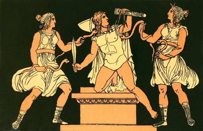 Orestes ja Furies tekijältä English School