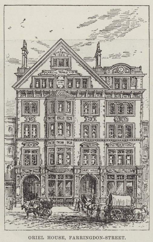 Oriel House, Farringdon-Street (kaiverrus) tekijältä English School