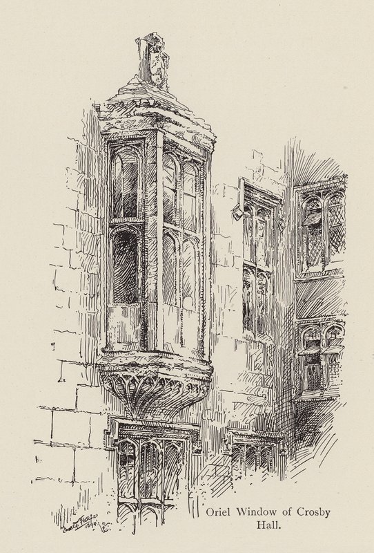 Crosby Hallin Oriel-ikkuna, Great St Helen