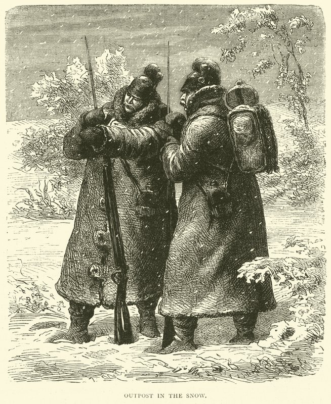 Esivarsi lumessa, lokakuu 1870 tekijältä English School