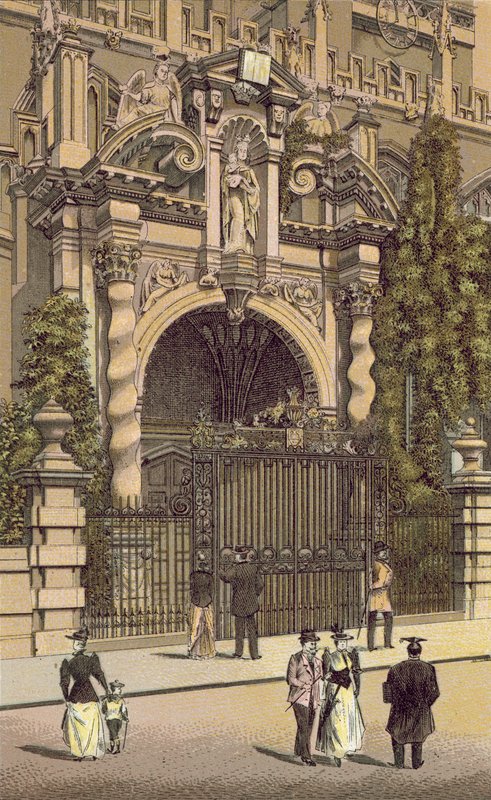 Oxford: Neitsyt Marian kirkon portaali (värilitro). tekijältä English School