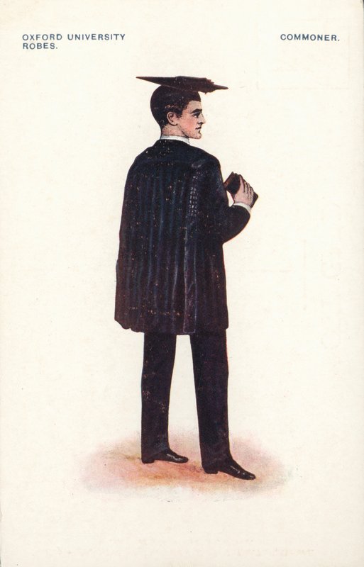 Oxfordin yliopiston kylpytakit - Commoner (väri litho) tekijältä English School
