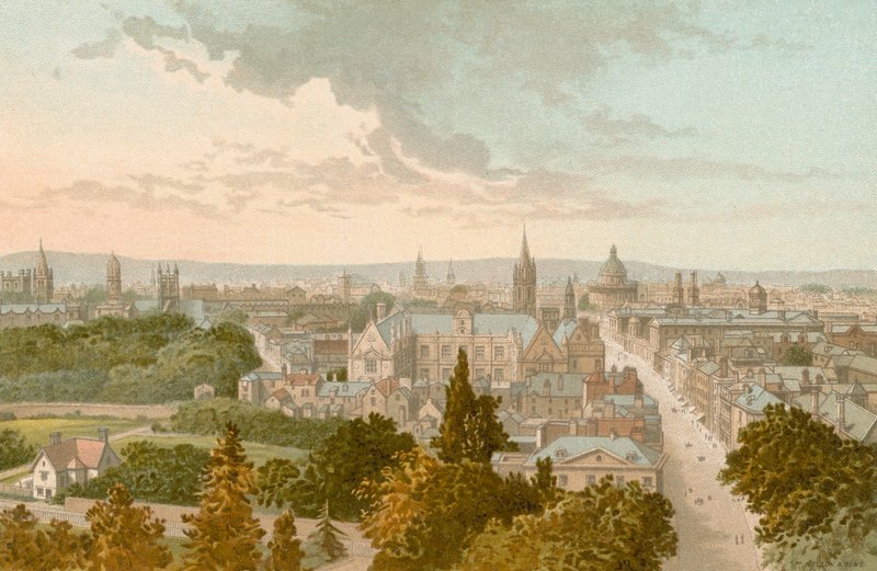 Oxford Magdalen Towerista tekijältä English School