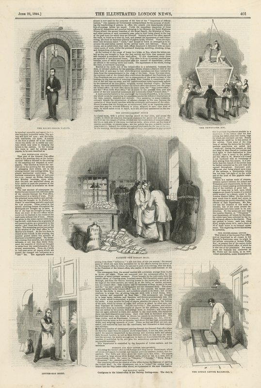 Sivu Illustrated London Newsista tekijältä English School