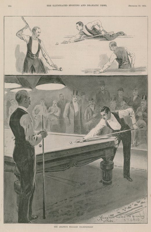 Sivu Illustrated Sporting and Dramatic News -uutisista tekijältä English School