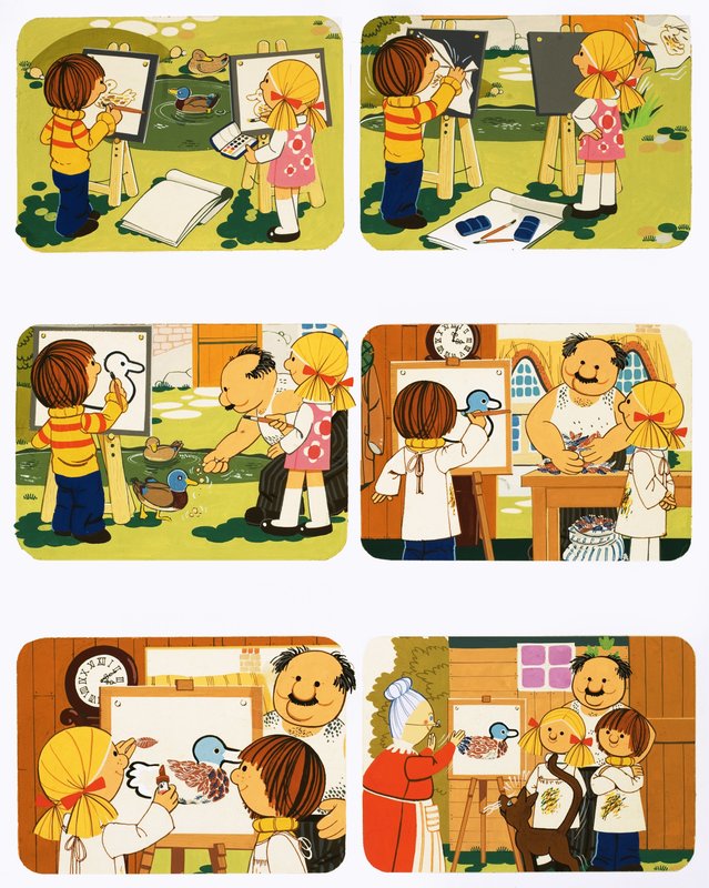 Ankan maalaus tekijältä English School