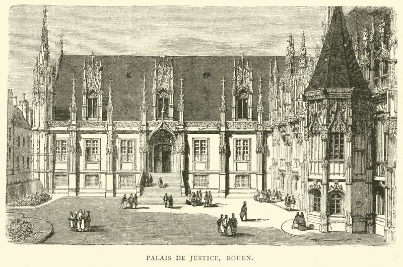 Oikeustalo, Rouen, joulukuu 1870 tekijältä English School