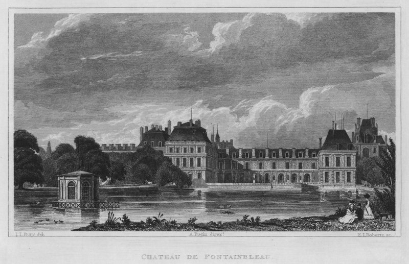 Paris, Chateau De Fontainebleau (kaiverrus) tekijältä English School