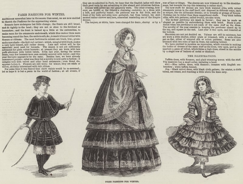 Paris Fashions for Winter (kaiverrus) tekijältä English School