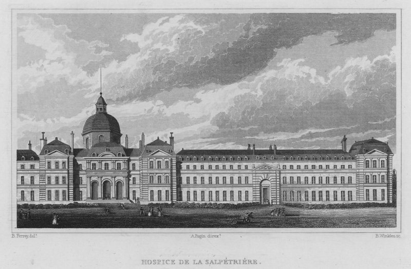 Paris, Hospice De La Salpetriere (kaiverrus) tekijältä English School