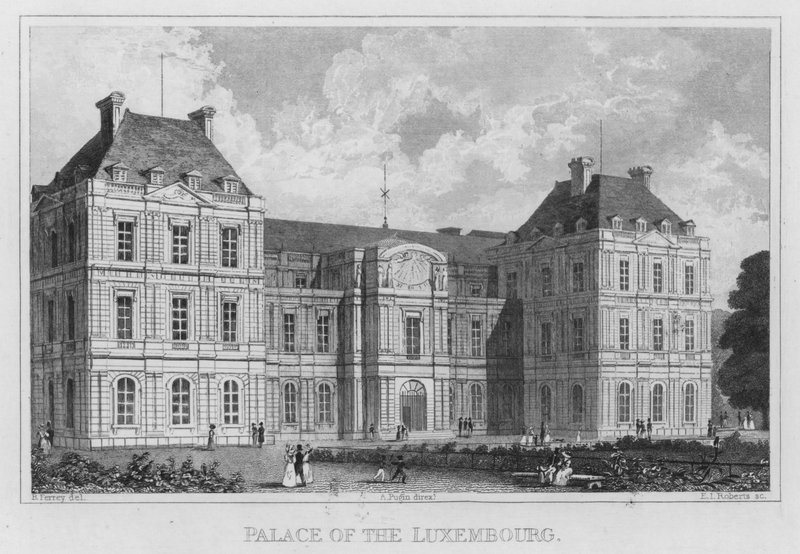 Pariisi, Luxemburgin palatsi (kaiverrus) tekijältä English School