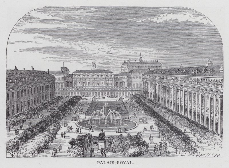 Paris, Palais Royal (kaiverrus) tekijältä English School