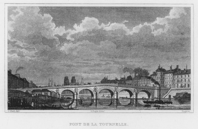 Paris, Pont De La Tournelle (kaiverrus) tekijältä English School