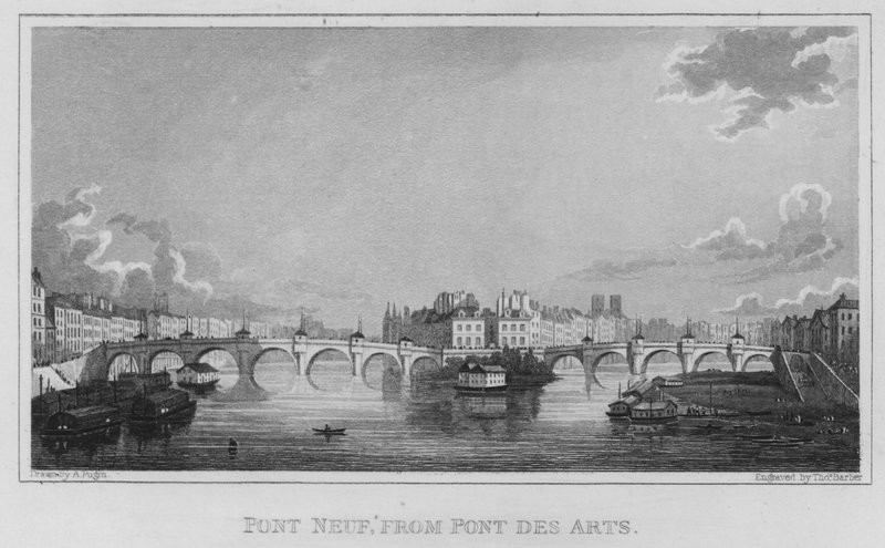 Paris, Pont Neuf, Pont Des Arts (kaiverrus) tekijältä English School