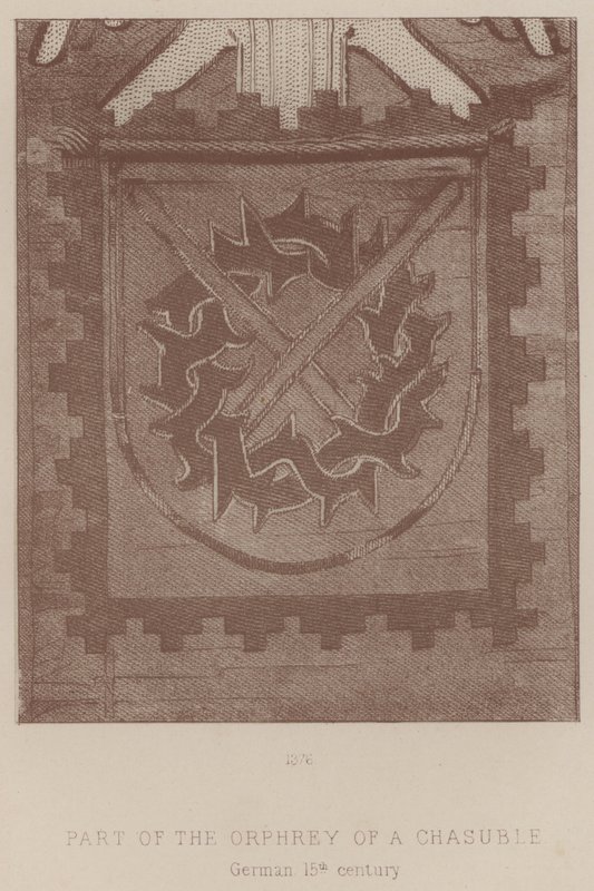 Osa Orphrey of a Chasuble, saksa tekijältä English School