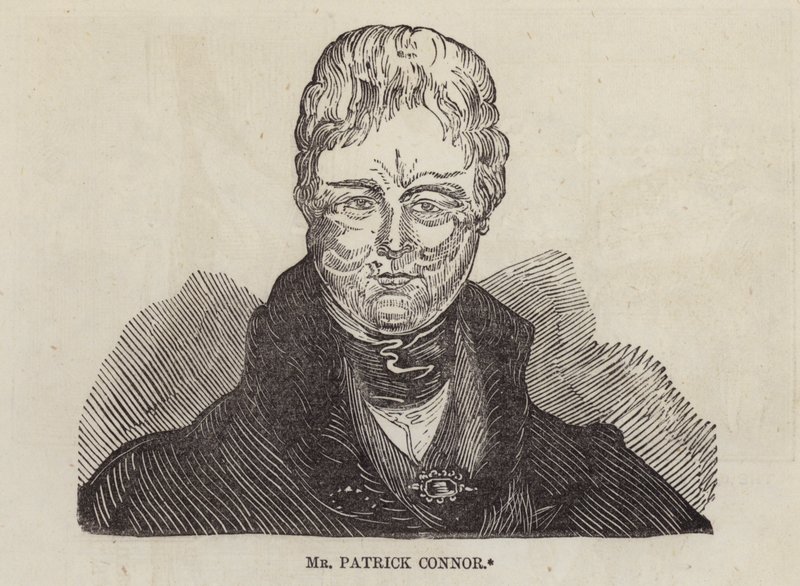 Patrick Connor, ruokailuvälineiden katumyyjä, Lontoo (kaiverrus) tekijältä English School