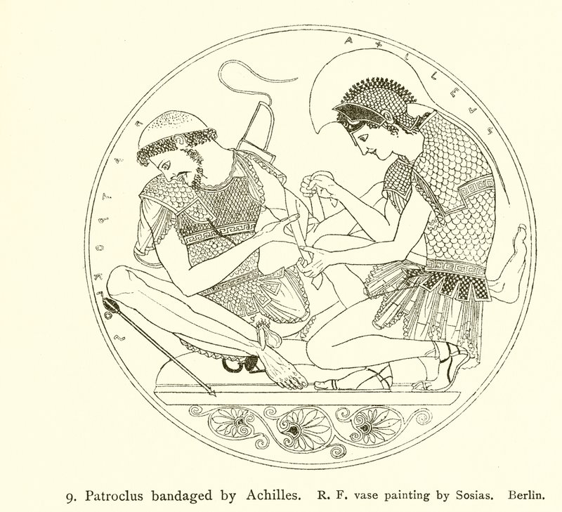Akhilleuksen sitoma Patroclus tekijältä English School