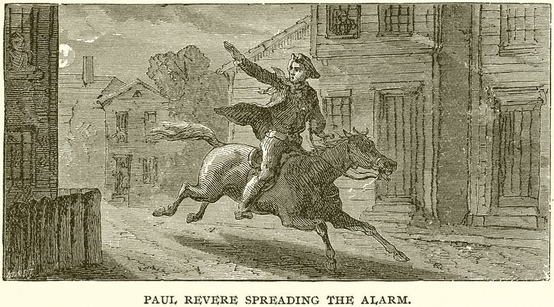 Paul Revere levittää hälytystä tekijältä English School