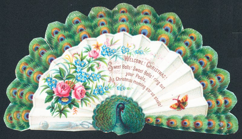 Peacock, joulukortti tekijältä English School
