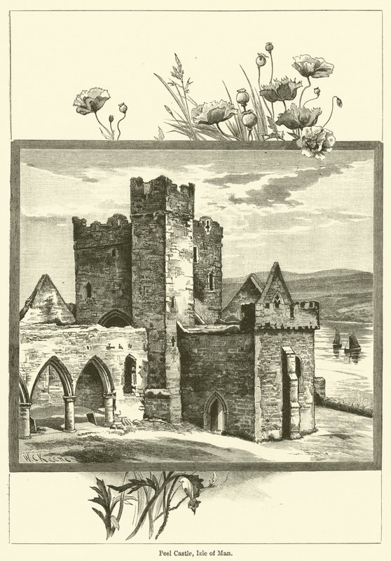 Peel Castle, Isle of Man (kaiverrus) tekijältä English School
