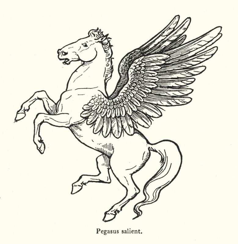 Pegasus salient (kaiverrus) tekijältä English School