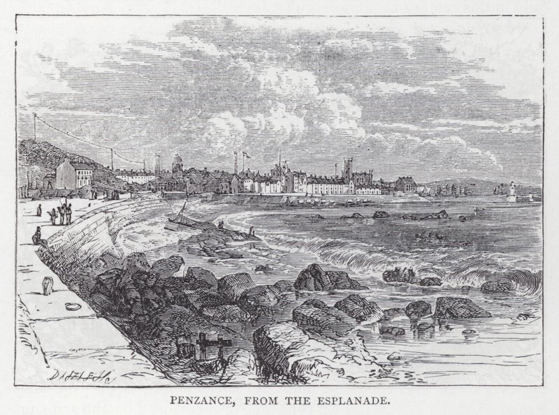 Penzance, Esplanadilta (kaiverrus) tekijältä English School
