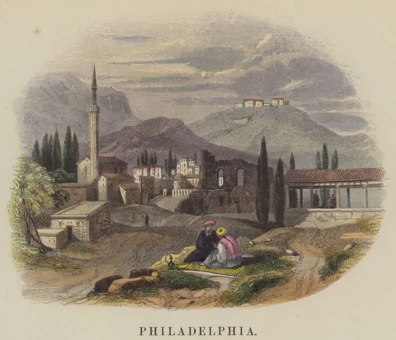 Philadelphia (värillinen kaiverrus) tekijältä English School