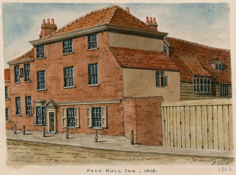 Pied Bull Inn, Islington (wc paperilla) tekijältä English School