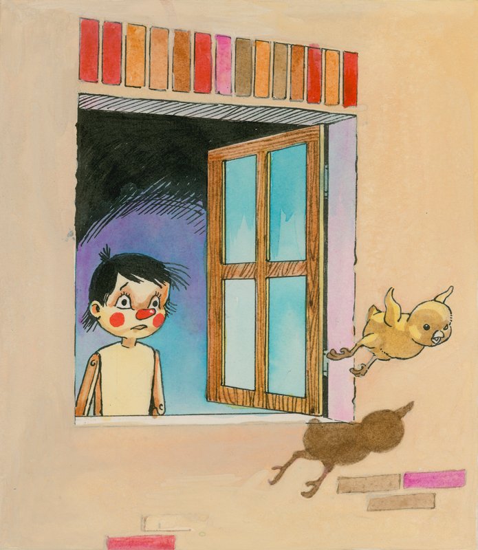 Pinocchio (guassi paperille) tekijältä English School