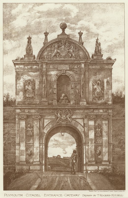 Plymouth Citadel, Entrance Gateway (litho) tekijältä English School
