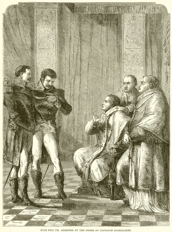 Paavi Pius VII. pidätettiin Napoleon Buonaparten käskystä tekijältä English School