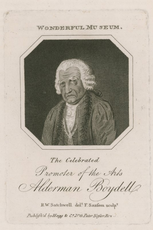 Alderman Boydellin muotokuva tekijältä English School