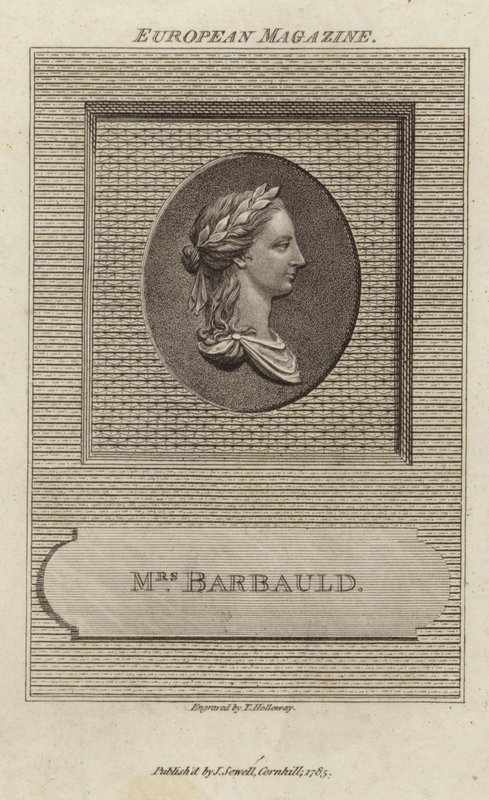 Anna Laetitia Barbauldin muotokuva tekijältä English School