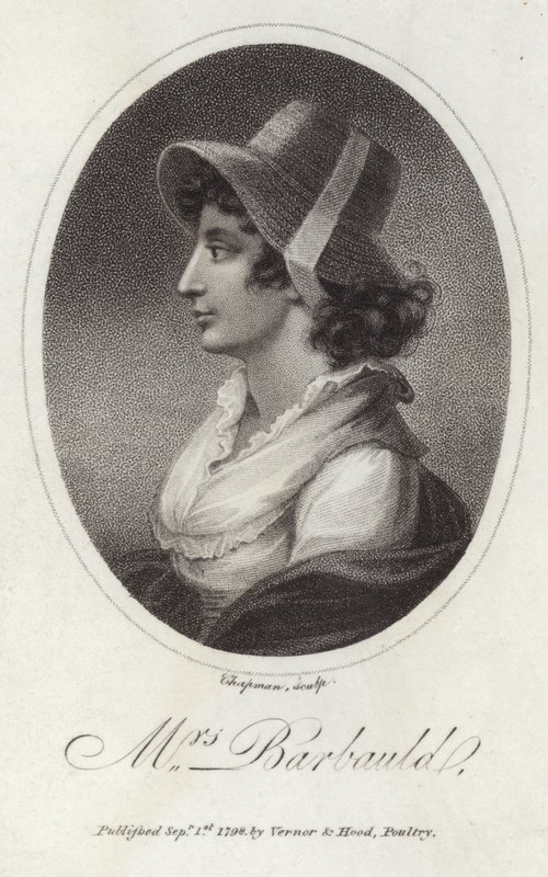 Anna Laetitia Barbauldin muotokuva tekijältä English School