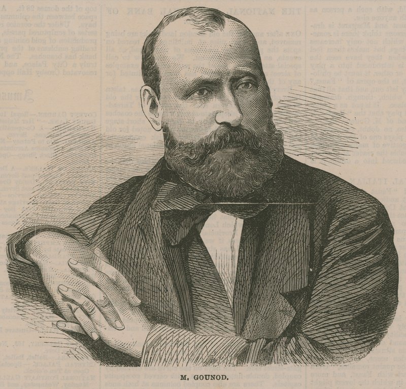 Charles-Francois Gounodin muotokuva tekijältä English School