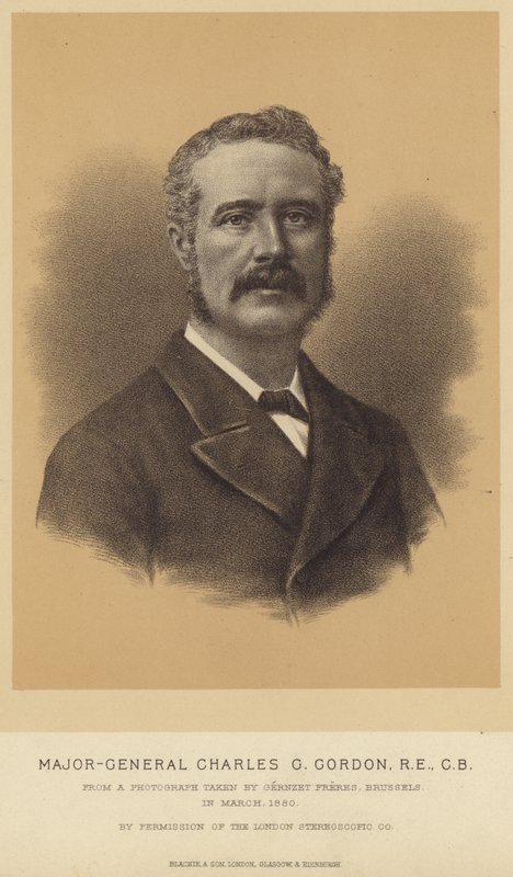 Charles George Gordonin muotokuva tekijältä English School