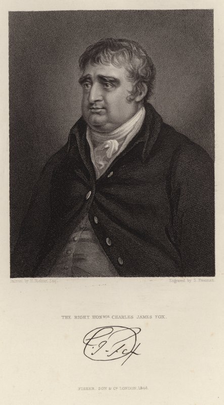 Charles James Foxin muotokuva tekijältä English School