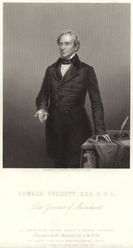 Edward Everettin muotokuva tekijältä English School