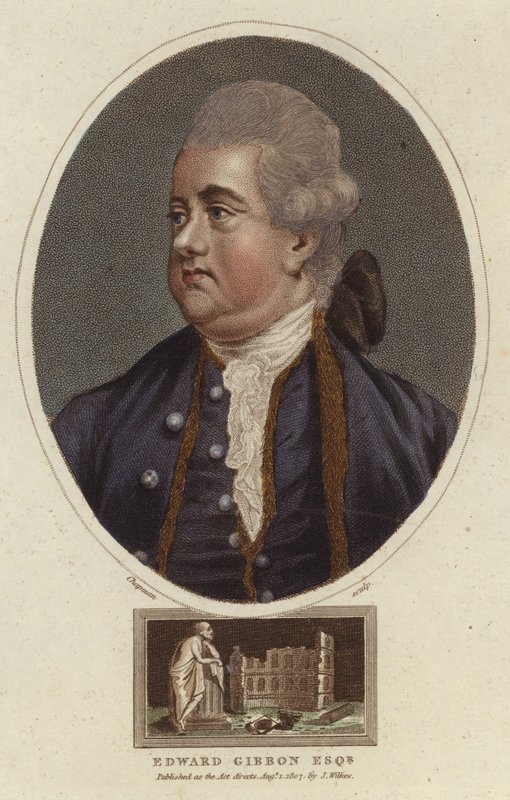 Edward Gibbonin muotokuva tekijältä English School