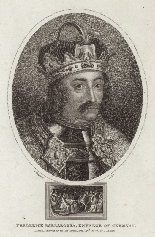 Frederick Barbarossan muotokuva tekijältä English School