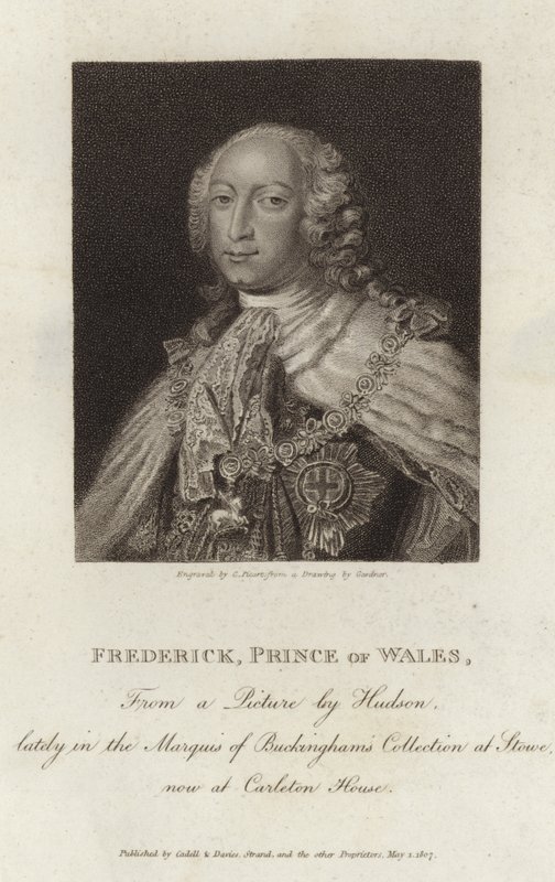 Walesin prinssin Frederick Louisin muotokuva tekijältä English School