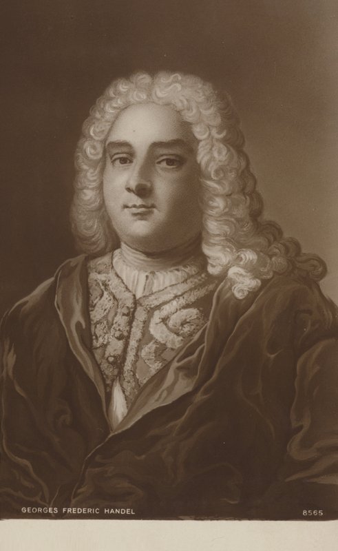 George Friedrich Händelin muotokuva tekijältä English School