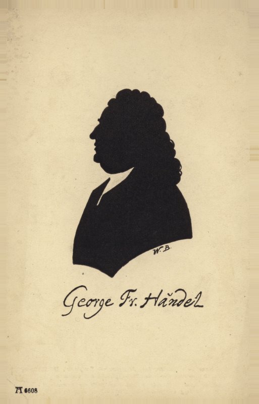 George Friedrich Händelin muotokuva tekijältä English School