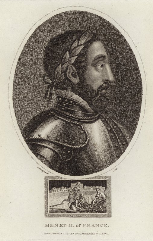 Henry II:n muotokuva Ranskasta tekijältä English School