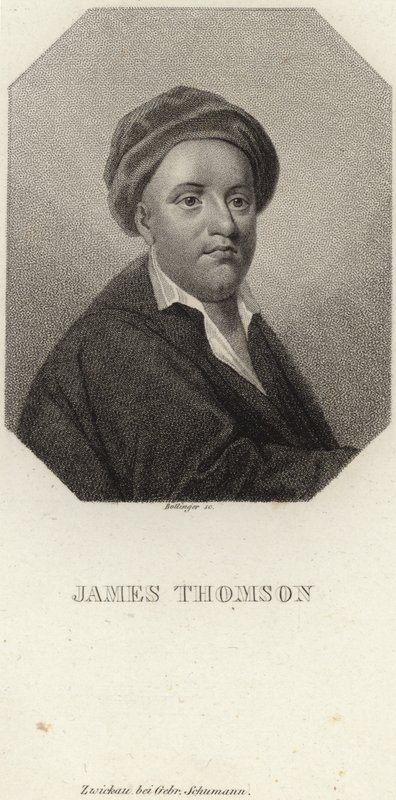James Thomsonin muotokuva tekijältä English School